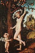 Lucas  Cranach Cupid Complaining to Venus china oil painting reproduction